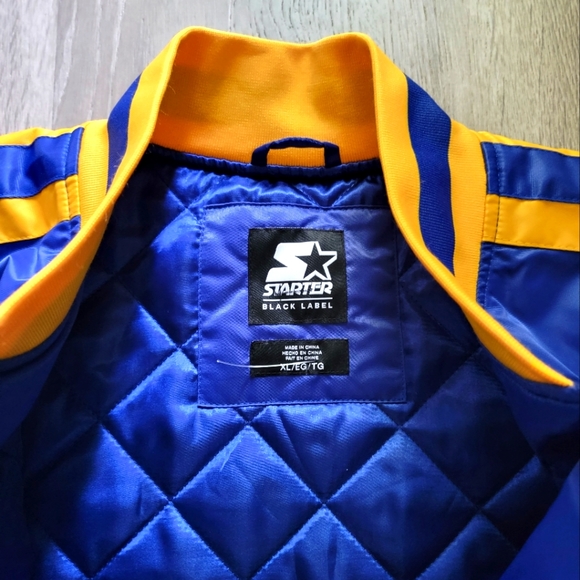 BRAND NEW Golden State Starter Satin Jacket Men's Size XL - Picture 7 of 7